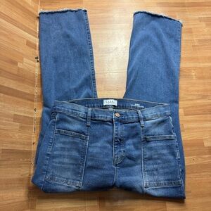 Nicole Miller New York Soho high-rise ankle bootcut jeans size 12